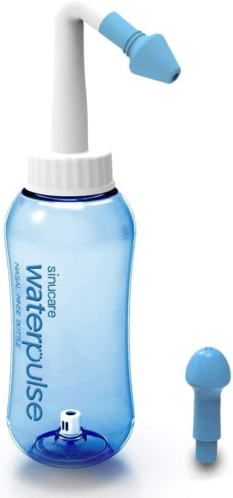 RENESMEE Nasal Yoga Wash Bottle Neti Pot Sinus Rinse | Nasal Irrigation System for Nose Allergy Relief | Pressure Nasal Cleaner for Adults and Kids (300 ml)