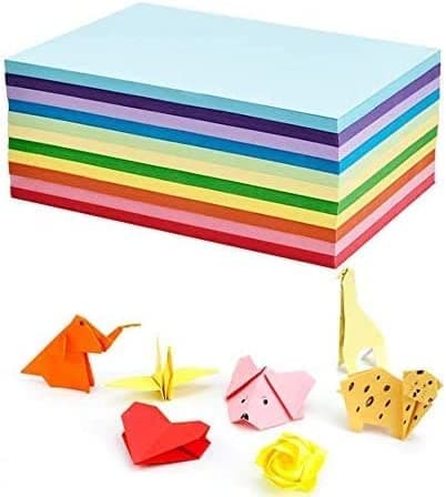 Eclet 40 pcs Color A4 Medium Size Sheets (10 Sheets Each Color) Art and Craft Paper Double Sided Colored set 21