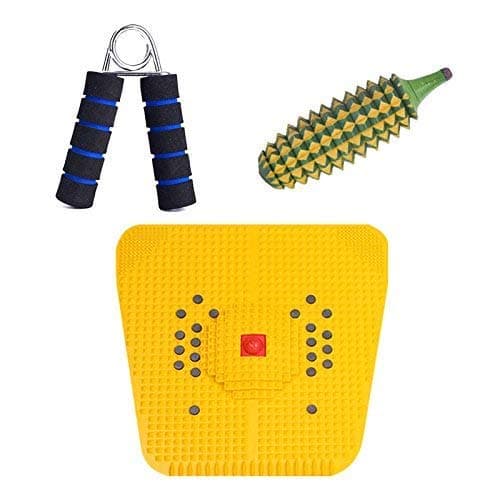 ACP ACUPRESSURE Bio-Magnetic Foot Mat for Stress and Pain Relief with Tools Combo Kit, Multicolour