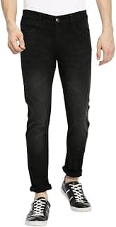 THE INDIAN GARAGE CO Men Slim Fit Solid Mid-Rise Jeans