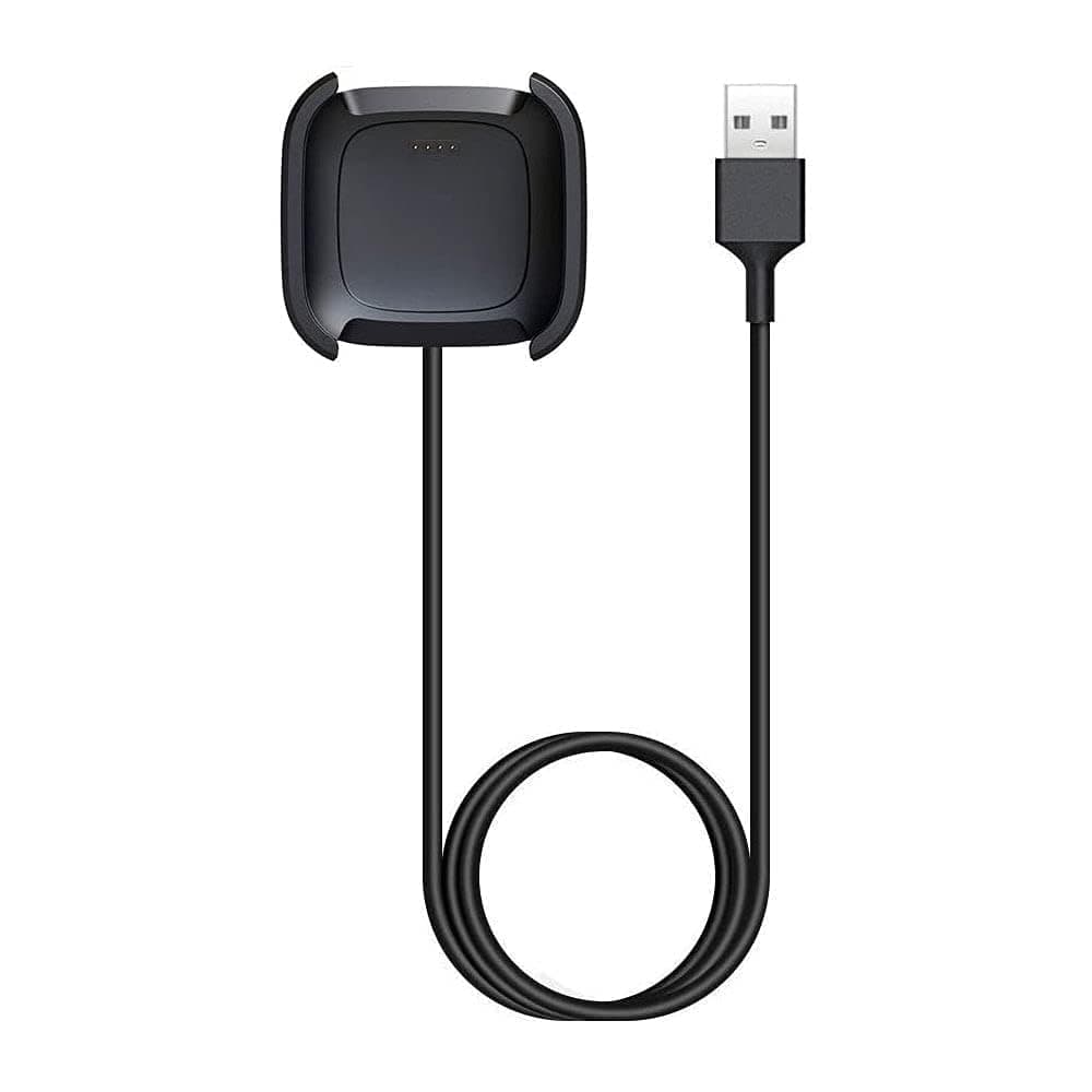 Sounce USB Charging Cable for Fitbit Versa 2 Smart Watch Charger Cord for Fitbit Versa 2 Smart Watch (Not for Versa/Versa Lite), Smartwatch - Black | Designed Specifically For Fitbit Versa 2 Smartwatch. Not Compatible With Fitbit Versa Or Versa Lite Models