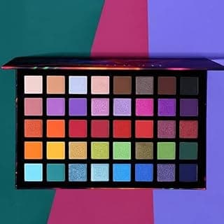 Spotlight Eyeshadow Palette, Professional 40 Color Eye Shadow Matte Shimmer Makeup Pallet Highly Pigmented Colorful Powder Long Lasting Waterproof Eye Shadow - Multicolor