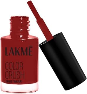 LAKMÉ True Wear Color Crush Glossy Finish Nail Polish, Long Lasting & Vibrant Nail Paint, 102, 6Ml