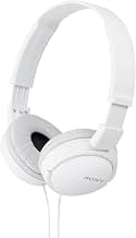 Sony MDR-ZX110A On Ear Stereo Wired Headphones (White), Without Mic