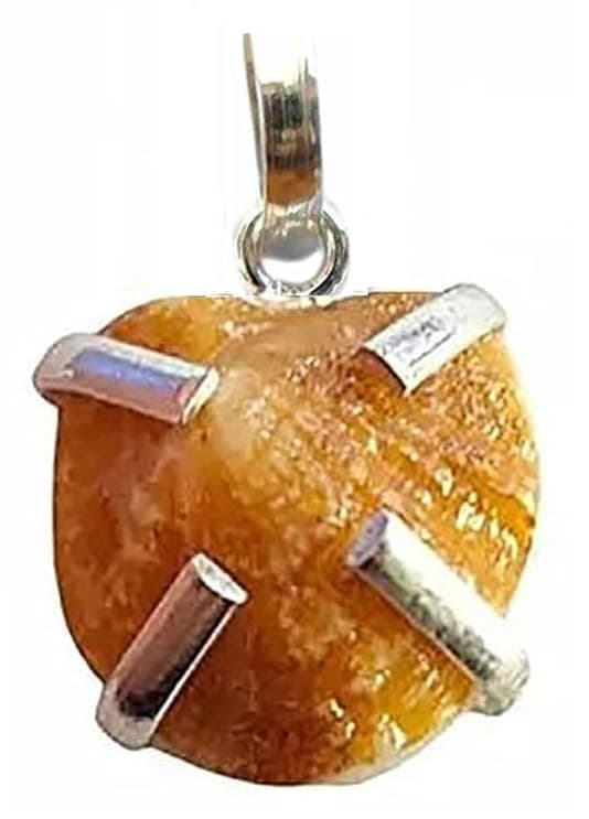 BAGUE Certified Machh Mani Pendant sea stone Pendant in German Silver