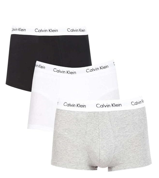 CALVIN MENWEAR Calvin MENWEARLuxury Men Trunk (Grey,Black, White Pack of 3)