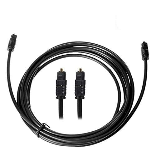 Tobo Digital Optical Audio Toslink Cable, SPDIF Digital Audio wire (9.8 Feet (3 Meters) Black - TD-675OC