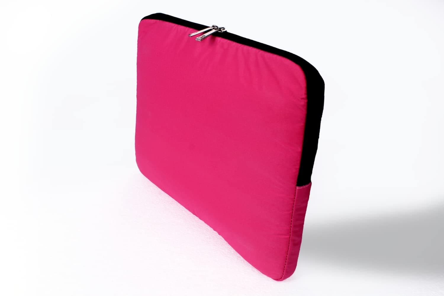 Stylista Laptop Case Pouch sleeve Zippered Cover for 15.6 inch to 16 inch Laptop Waterproof Polyester Fabric Pink