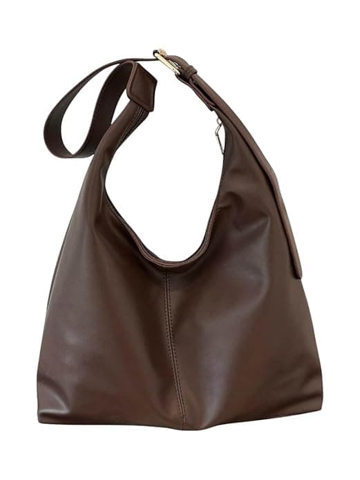 SUSHVOGUE Hobo Shoulder Bag for Women – Soft PU Leather Slouchy Tote Purse | Casual Lightweight Handbag for Work, Travel & Everyday Use