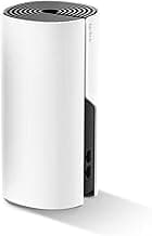 TP-Link Deco M4 Whole Home Mesh Wi-Fi System, Seamless Roaming and Speedy (AC1200), Work with Amazon Echo/Alexa, Router and Wi-Fi Booster, Parental Control, Pack of 1, Qualcomm CPU