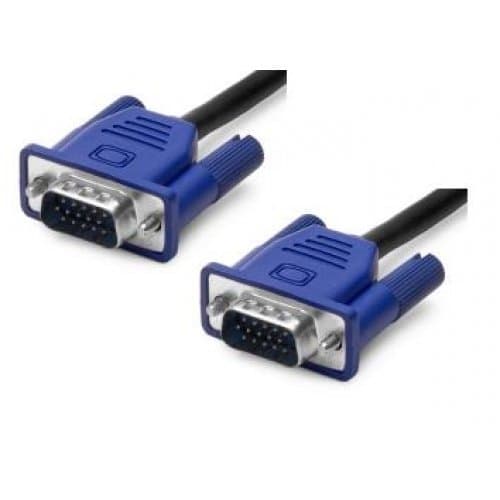 PremiumAV 15 Pin Male to Male VGA Cable (Black)