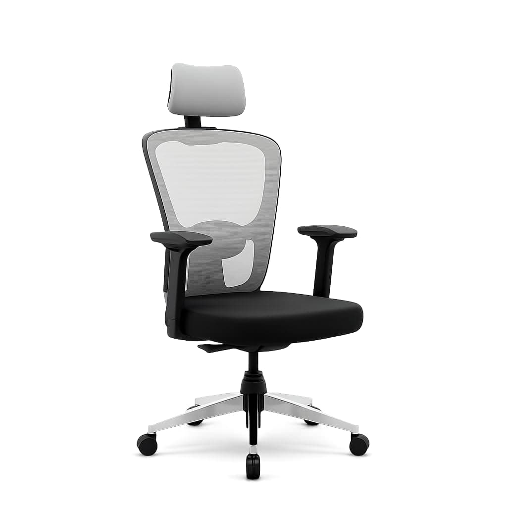 Green Soul Jupiter Superb (2026 Edition) | Ergonomic Mesh Office Chair for Work | 5 Year Warranty | Intelli-Adapt Recline Mechanism | 3D Armrest | Adjustable Lumbar | Grey