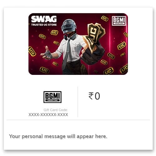 BGMI UC Official Voucher |Flat 10% discount | E-Gift Card | Instant Delivery