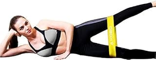 Kobo Resistance Loop Band 3" Wide for Latex Squats, HIPS and Glutes, Yoga, Crossfit, Stretching, Strength Training, Physical Therapy - Includes Workout Guide