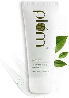 Plum 15% Vitamin C Face Serum 10ml and Plum Green Tea Pore Cleansing Face Wash 50ml Combo