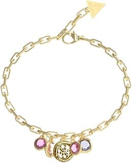 GUESS Petra Gold-Plated Stainless Steel Bracelet For Women | Durable | Tarnish-Resistant & Gift-Ready | Size Small