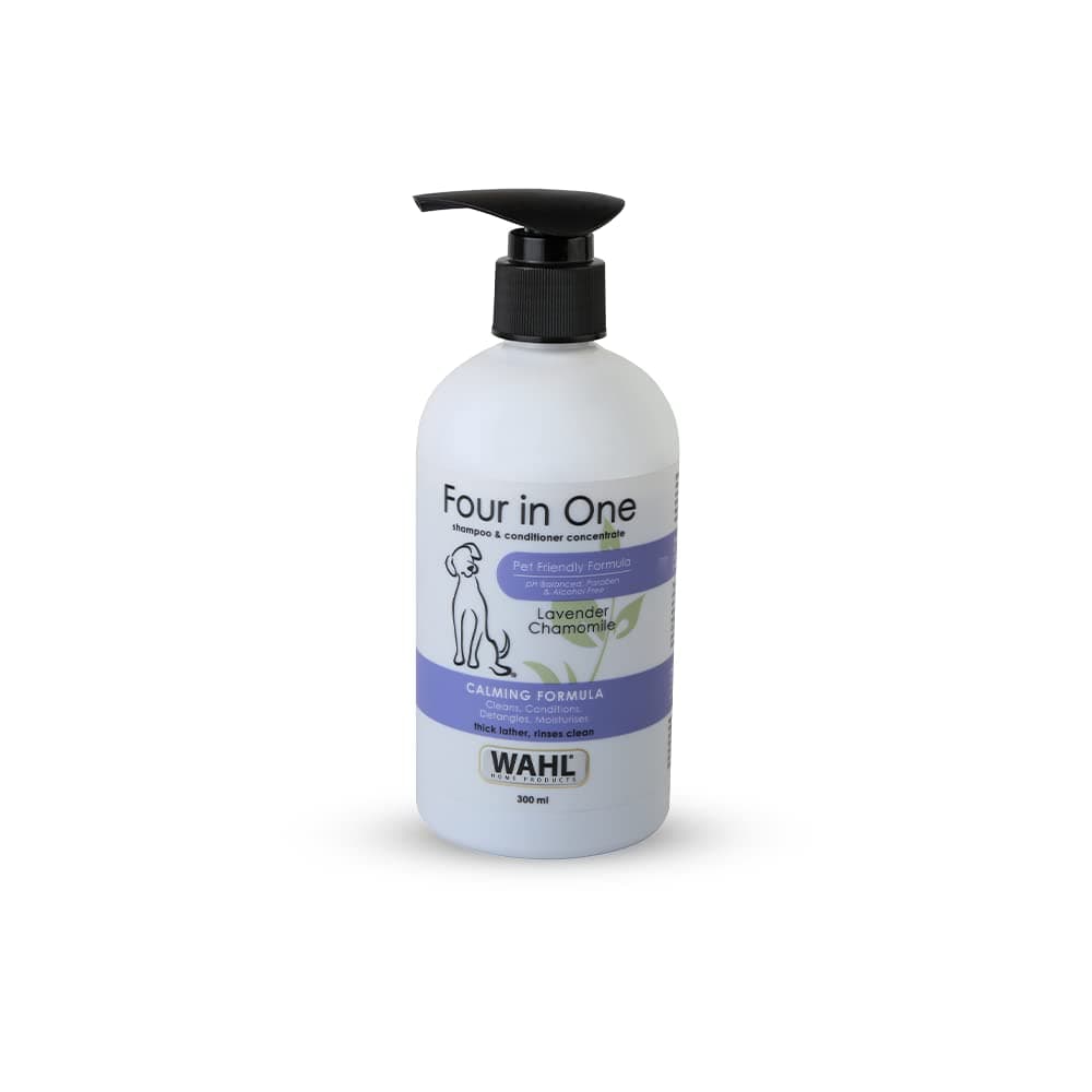 Wahl 4-In-1 Dog Shampoo, 300 Milliliter, White (0820000-324)