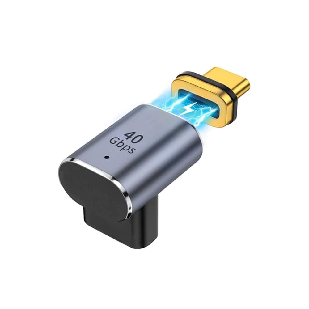 Tobo USB C Magnetic Adapter USB4 40Gbps 8K 60Hz Video for Thunderbolt 4 MacBook Pro/Air, Steam Deck, Switch, VR and More Type C Devices(TD-1104TC) (Pack of 1)
