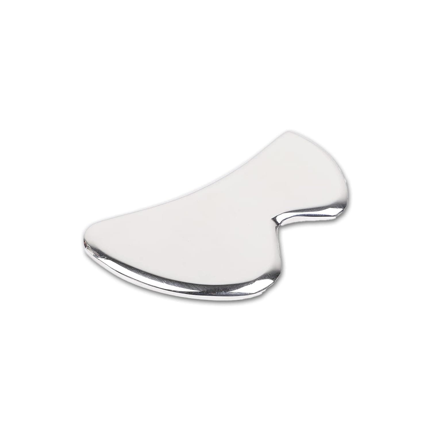 Inuvik Gua Sha Facial & Body Massager - Stainless Steel B Shape Tool for Face, Neck, Eyes & Body Tightening