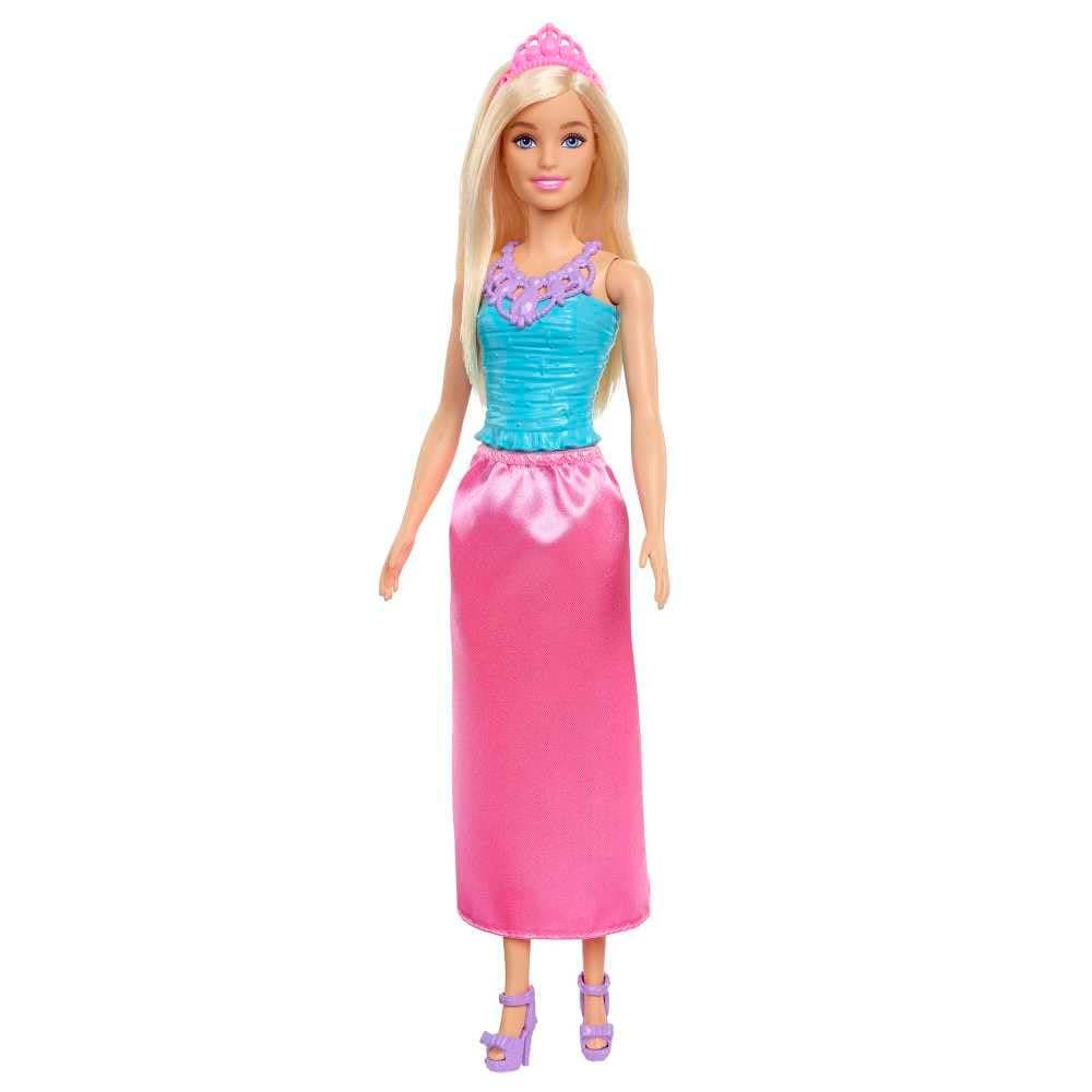 Barbie Dreamtopia Princess Doll (Blonde), Wearing Pink Skirt, Shoes and Tiara, Toy for Kids Ages 3 Years Old and Up