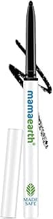 Mamaearth Long Stay Kajal Black Retractable Waterproof Pencil, With Vitamin C & Chamomile, Charcoal Black, Matte Finish - 0.35 g