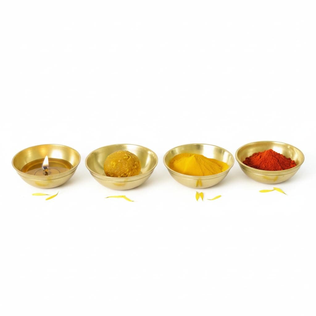 Anmara Creation Pure Brass Katori for Pooja, Prashad