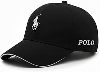 Urban Punk Polo Style Baseball Cap for Men & Women (Pack of 1) – Premium Cotton Adjustable Unisex Hat, Maroon and Black Performance Sports Caps for Gym, Running, and Travel – Breathable & Durable
