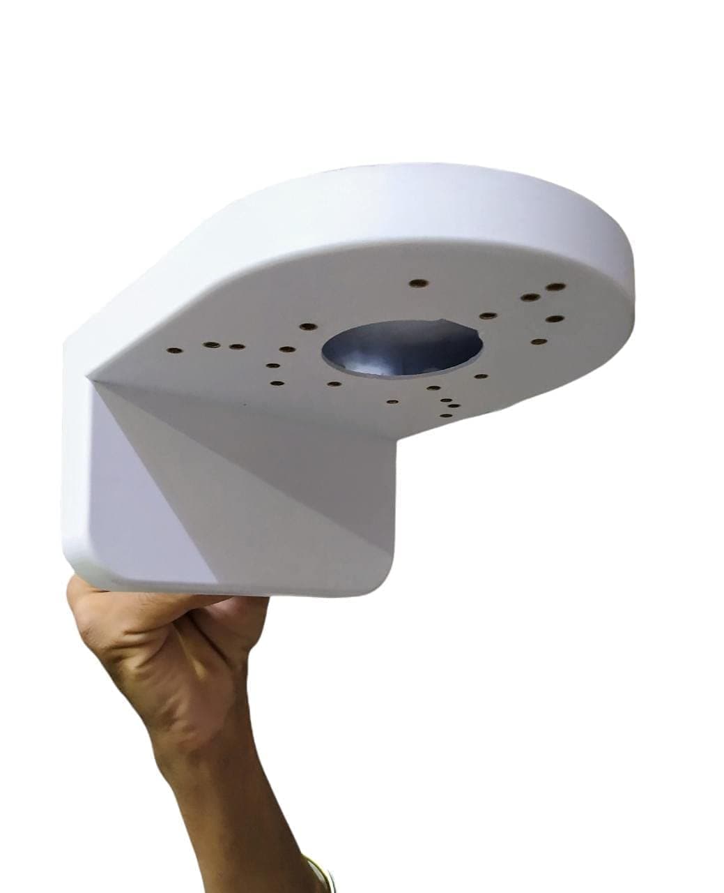 JK Vision IP Camera Wall Mount Bracket I L Shape Wall Mount Bracket Stand for CCTV Dome Camera, IP Security Camera I White Color 145x170mm