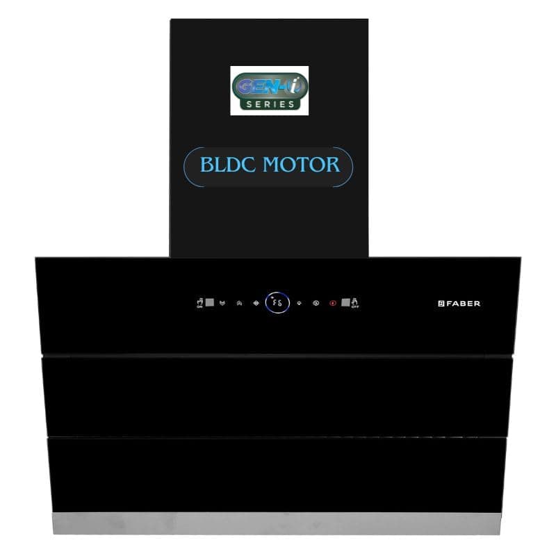 Faber Maple 75cm 1500m³/hr BLDC Autoclean Slant Chimney| 9 Speed Silent Hood| Energy Efficient| Touch&Gesture Control |12Yr Motor,2Yr Comprehensive Warranty by Faber|Hood Maple BLDC FL HC BK IN75