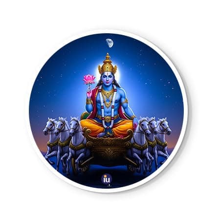 inultimate Lord Chandra Fridge Magnet | 3 Inch Tough Acrylic | Devotional Gift for Home