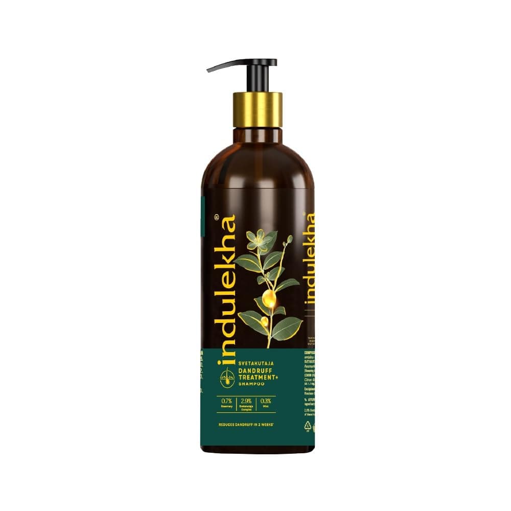 Indulekha Anti Dandruff Shampoo 340 ml|| for Dandruff Control|| With Pudina| Amla|| Rosemary OIl - Paraben Free|| For Men & Women