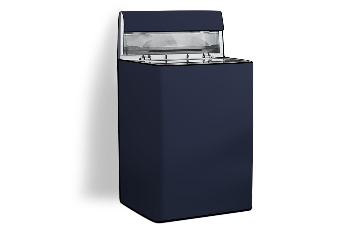 Stylista Polyester Washing Machine Cover Compatible for Whirlpool 6.5 Kg Fully-Automatic Top Loading STAINWASH PRO H Blue