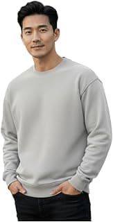 Generic Men's Crew Neck Sweatshirt, Long Sleeve, Casual Pullover, Multiple Colors Available