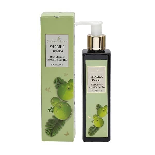 Shahnaz Husain Shamla Premium Hair Cleanser, Normal to Dry Hair, 200 ml