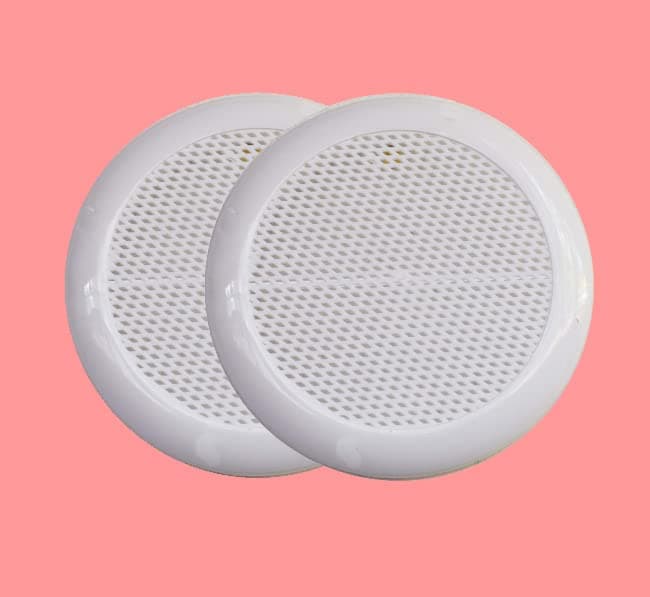 Myy Brand Round Home Wall Air Ventilation and AC Duct Closer Mosquito Net Dust Controller White for 6 Inch Round Holes (Pack of 2)
