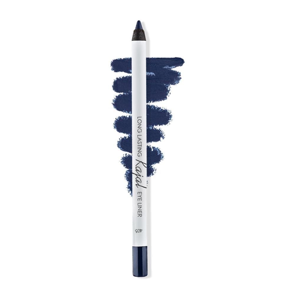Lamel Cream-Long Lasting-Kajal Matte Eye Liner 405 -Indigo|Highly Pigmented Formula,Ultra Long-Lasting,Blends Into A Smokey Look,Defines Eyes Beautifully,1.7Gm,Blue