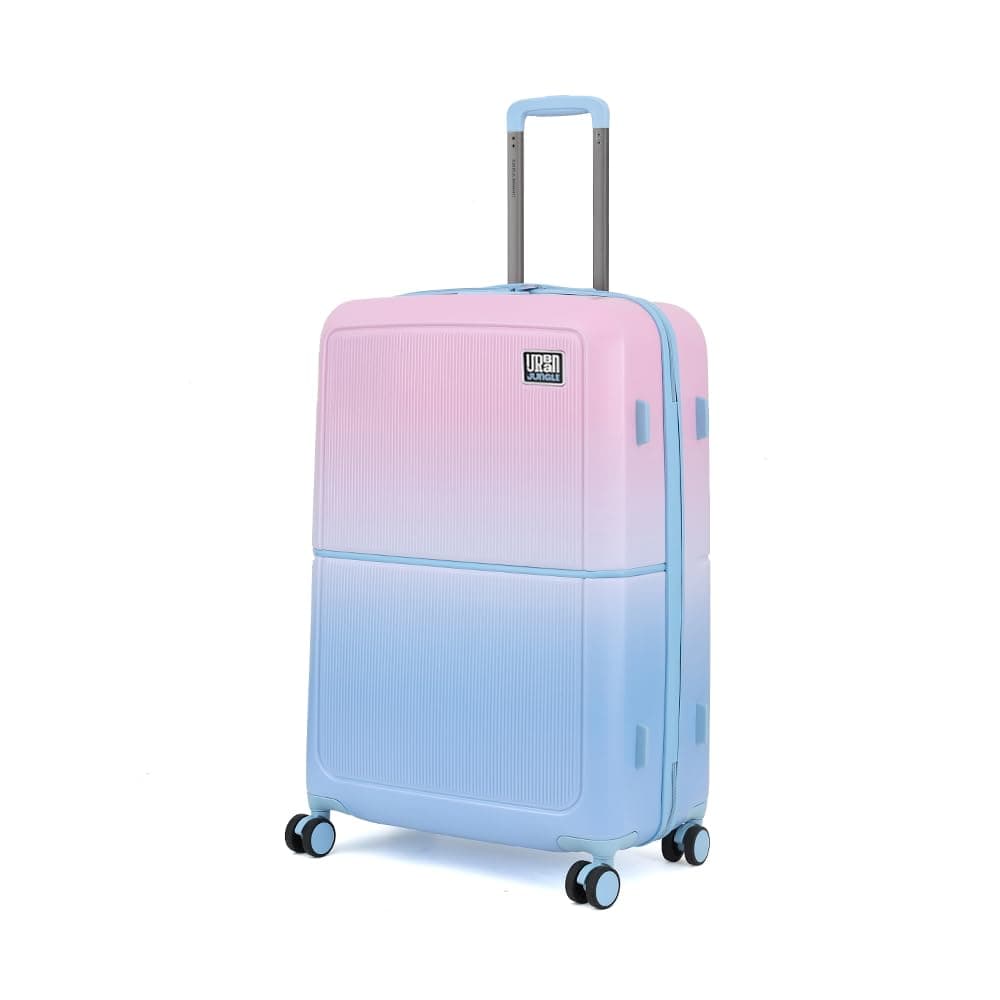 Urban Jungle by Safari Polycarbonate, Premium Large (75 Cm) Trolley Bag, Check-in Suitcase with 8 Silent 360 Degree Wheels and TSA Lock, Hardside Travelling Luggage for Both Unisex (Multicolor)
