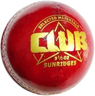 SS Club Cricket Ball Red Alum Tanned