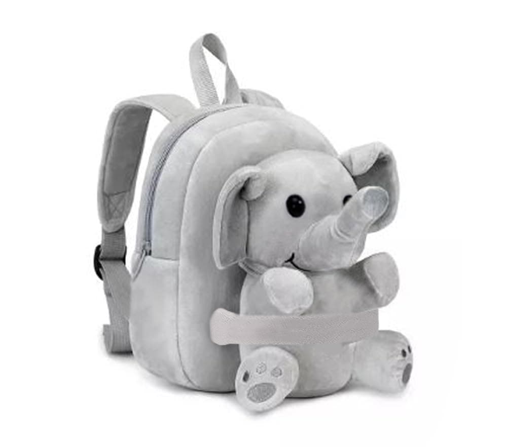 Frantic Kids Soft Cartoon Animal Travelling Soft Plush Backpacks Boys Girls Baby for 2 to 5 Years Baby/Boys/Girls Nursery, Preschool,Picnic School Bag