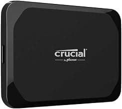 Crucial X9 Portable External SSD, 2TB, USB 3.2 Gen 2 Type-C