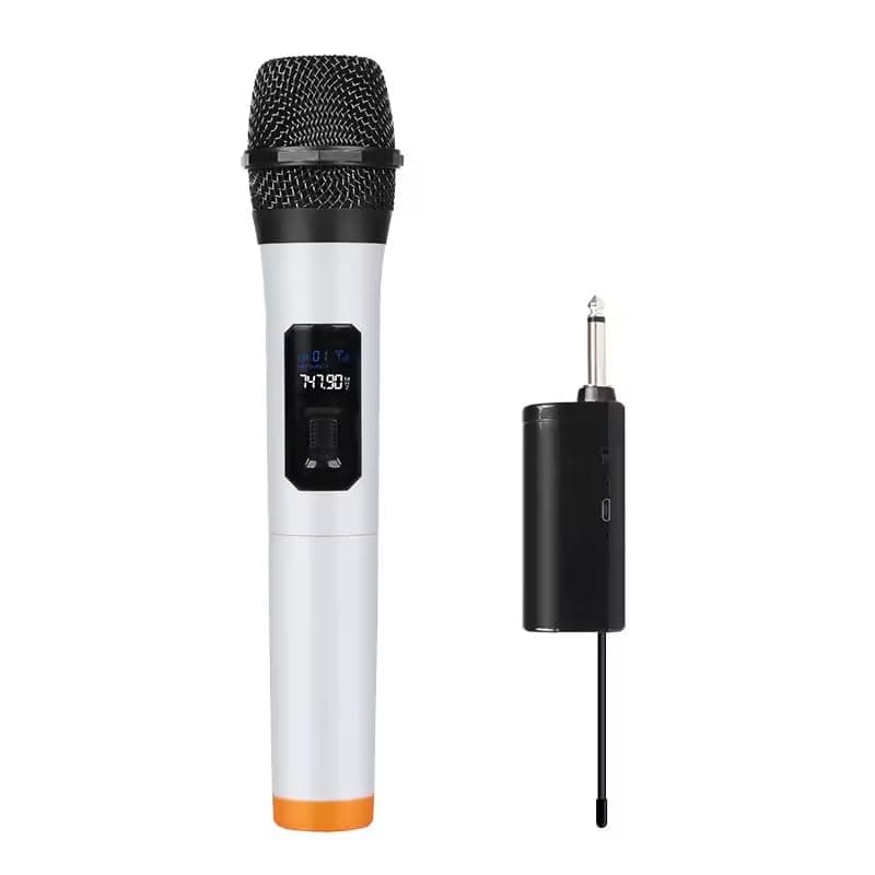 kh Portable Wireless Microphone - Wireless Mic for Singing, Speeches & Events - Cordless Mic Compatible with Karaoke Machines, Computers, PA Systems