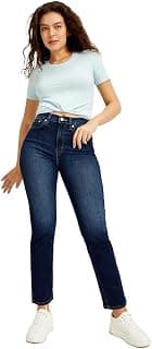 Levi's Women's High Rise Straight Fit Navy Jeans