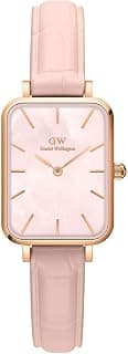 Daniel Wellington Leather Analog Pink Dial Women's Watch-Dw00100508
