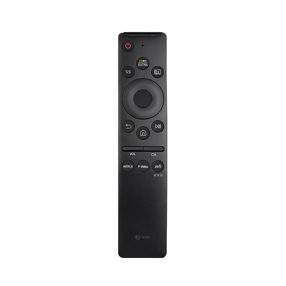 7 SEVEN® Compatible with Samsung Smart 4K Tv Remote Led UHD QLED Television and Monitor Suitable for Frame Ultra 6 7 8 Series with Hot Keys BN59 Model Without Voice Command, AA Battery, Black