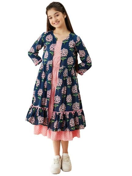 PS PEACHES girls Dress With Shrug