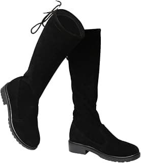 JM LOOKS Women's Long Boots, Synthetic Long Boots,Classic Design Western s Shoes