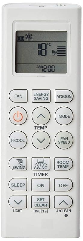 S-CAT Compatible with LG AC Remote Control Model AKB73975614 AKB73975615 (No Backlight) Suitable for 1 1.5 2 Ton Split & Window AC [AC - 36I] (in case of Any Issues, Contact Customer Care)