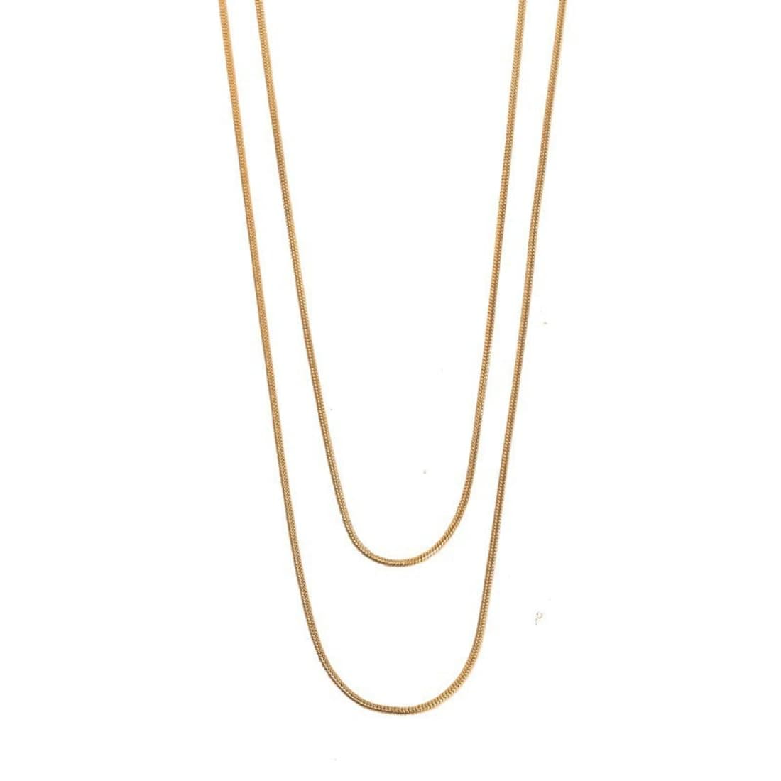 Aaishwarya Layered Long Chain Necklaces for Women and Girls | 18K Plated Anti-Tarnish & Stainless Steel Jewels | Minimal Dainty Chains | Stylish Everyday Accessory