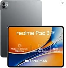 realme Pad 3 with Biggest Battery in Segment 8 GB RAM 128 GB ROM 11.6 inch with Wi-Fi Only Tablet (Space Grey)