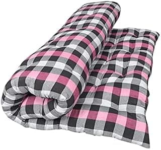 Soft Cotton Multi Color Printed Foldable Light Weight Single Bed Mattress, 3 x 6 ft